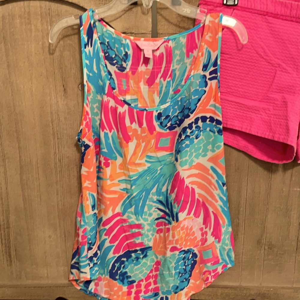 Lilly Sleeveless Silk Top